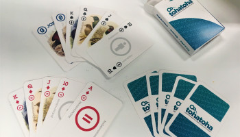 Photo of Creative Commons Release 'Em Poker card deck.
