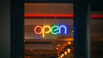 Neon open sign